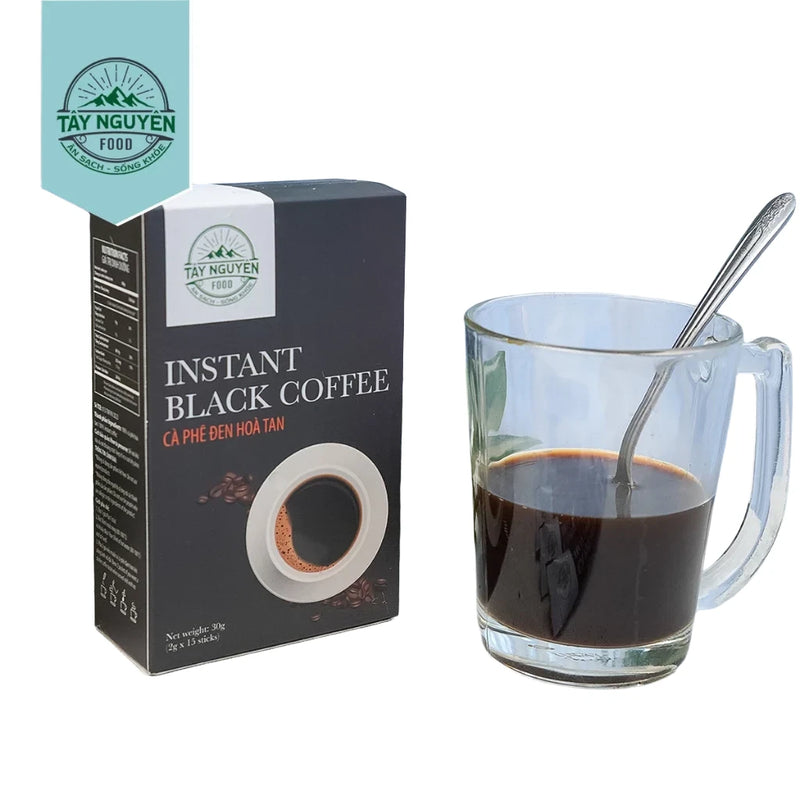 Instant Black Coffee Tay Nguyen Food - Vietnam