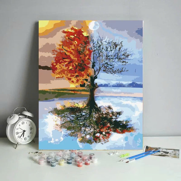 Tree Painting by Numbers