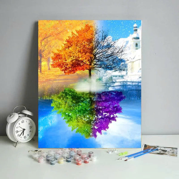 Tree Painting by Numbers