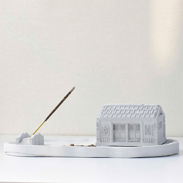 Concrete incense holder | Original Gray | Meditation Zen Mindfulness | Incense burner | Modern minimalist home decor | Gift Prese